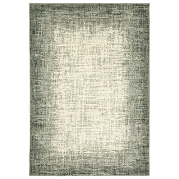 Sphinx Seneca Area Rug SE07A Casual Grey Bordered 9'10" X 12'10" Rectangle
