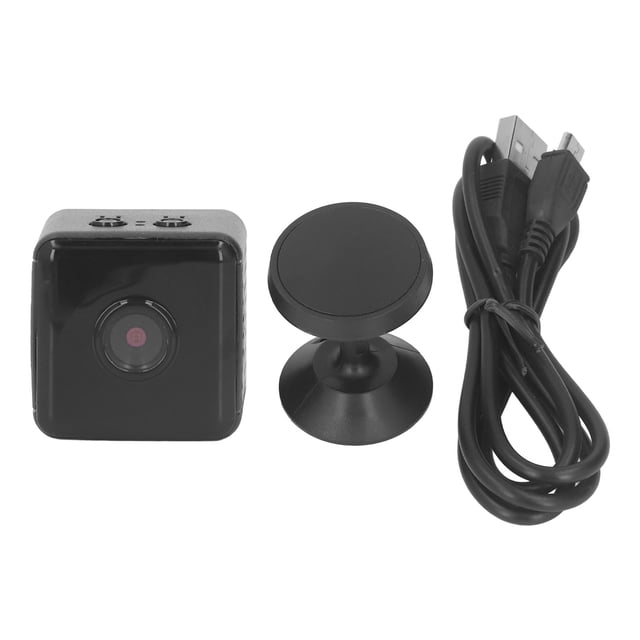 Cámara de Seguridad Jadeshay Mini cámara de Seguridad inalámbrica Interior al Aire Libre Acabado de Lujo Negro 1080P