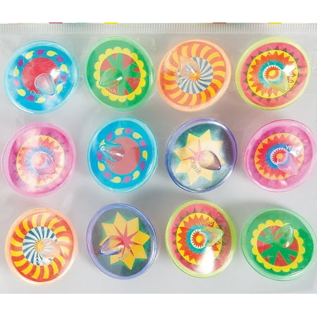 - Fun Express Spin Tops Value Pack - 12 pieces - NEW