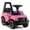 Pink, variant on Costway 2-in-1 Kids Ride On Car, Black, Push & Pedal Ride-On for Toddlers 18-60 Months