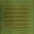 thumbnail image 1 of Ahgly Company Indoor Square Oriental Green Industrial Area Rugs, 7' Square, 1 of 4
