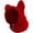 Red, variant on Blue Dog Hooded Warm Hat Winter Pet Cap With Adjustable Ear Flaps, Soft Polyester Material And Comfort Fit For Small Dogs, Outdoor And Cold Weather 7.5X 5.9X 2.4In 0.18Lb