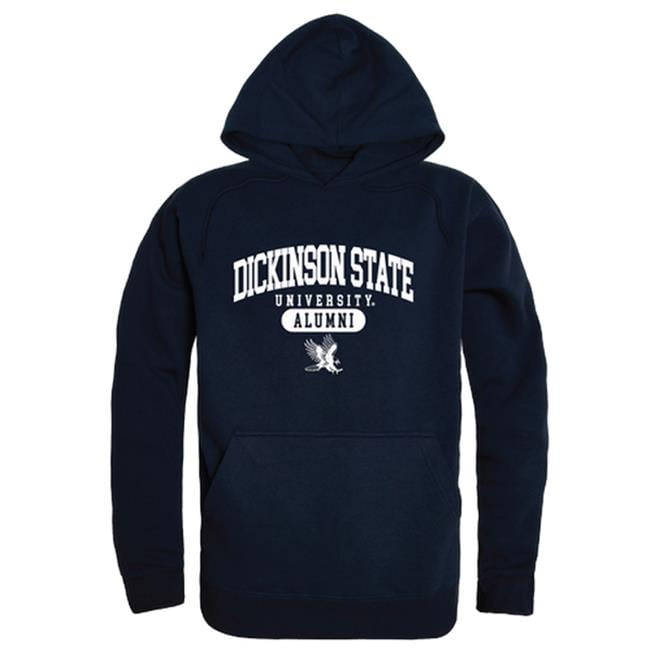 W Republic 561-514-HGY-05 Dickinson State University Blue Hawks Alumni  Hoodie, Heather Grey - 2XL