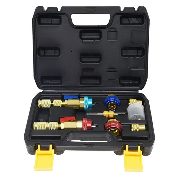 R134A R1234YF R22 Valve Core Remover Installer Tool Kits for Household and Automotive Air Conditioning Toolbox Package