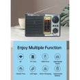 thumbnail image 2 of Radio de emergencia portátil alimentada por energía solar con altavoz Bluetooth y tarjeta TF, 2 of 8