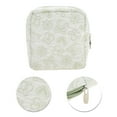 thumbnail image 4 of Unique Bargains 1 Pc Stylish Square Hearts Makeup Bag for Travel Green Polyester, 4 of 6