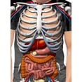 thumbnail image 4 of 3D Human Anatomy Printed Short Sleeve T-Shirt - Harajuku Hip Hop Rock Style Summer Men's and Women's Same Fashion T-Shirt Polyester Fiber Material, Comfortable and Breathable, Suitable for Both Men a, 4 of 6