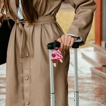 AURARMLET Cute Multi-Color PVC Luggage for Airplane Travel, and Lightweight, 1 Piece