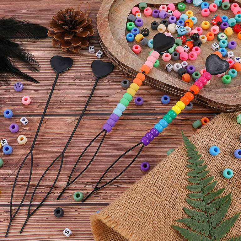 500 Glow in Dark 9x6mm Pony Beads for school crafts hair decor kandi jewelry