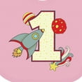 thumbnail image 4 of Inktastic 1st Birthday Outer Space Theme Boys or Girls Baby Bib, 4 of 4