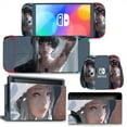 thumbnail image 6 of KIPLINK Nintendo Switch OLED Skin Decal – Full Body Vinyl Cover, Anti-Scratch, Bubble-Free Installation, Blue Flame & Creative Designs, 6 of 32