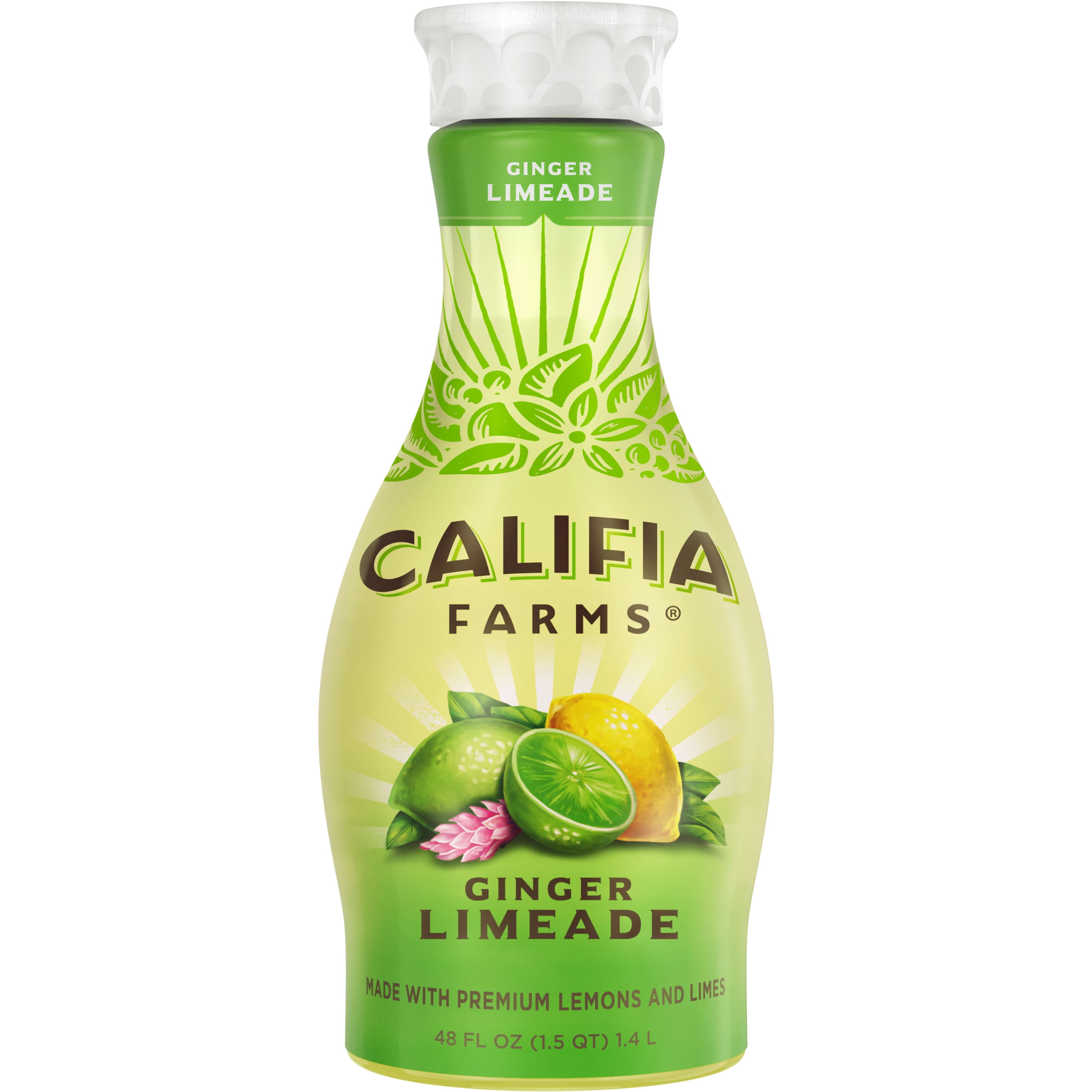 Califia Farms Ginger Limeade Juice Drink 48 Fluid Ounces