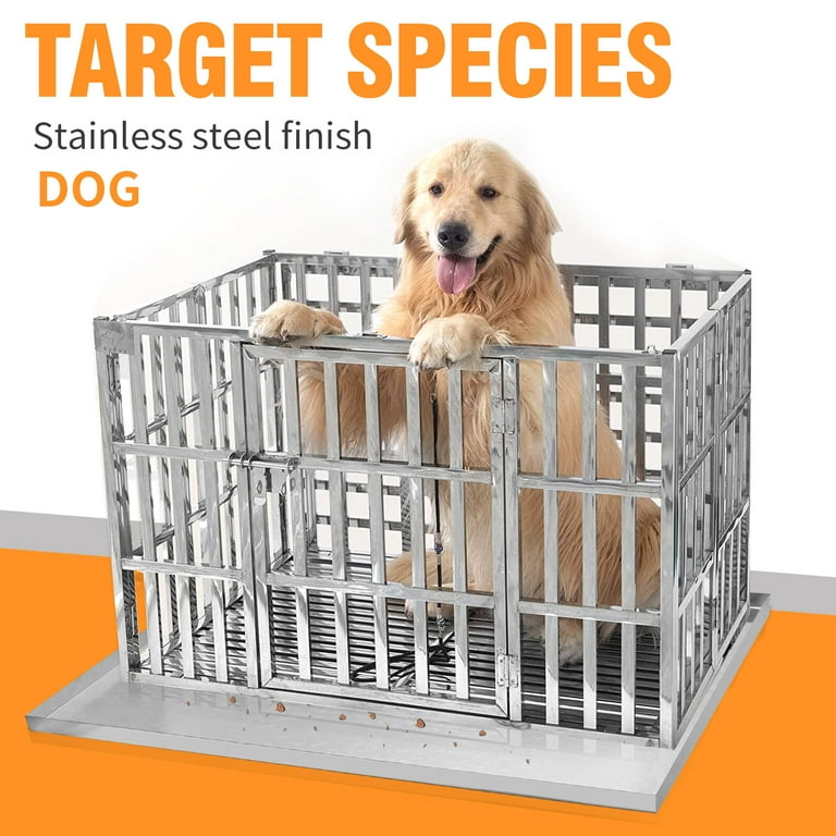 Metal Tray for Dog 34.64 x 21.65 x 1 Pet Kennel Crate Pet Tray Kennel Tray Dog Tray for Crate Metal Trays Dog Crate Replacement Pan