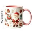 thumbnail image 2 of Talqzovs Christmas Mugs , Coffee Tea and Cocoa Cup with Handle Ceramic Mugs Holiday Xmas Decor Mug Christmas Gift for Family, 2 of 7