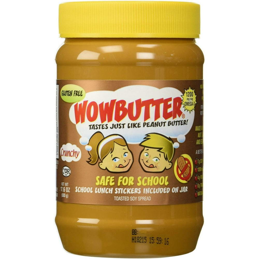 6 PACKS Wowbutter Crunchy 6x1.1lb Jars
