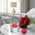 thumbnail image 6 of NOGIS 4 PCS Red Floating Candles, Unscented Dripless Wax Discs 1.8 Inch Decorative Floating Candles Mini Candle Floating Discs for Centerpieces, Cylinder Vases, Weddings, Party, Home Decor, 6 of 7