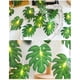 thumbnail image 5 of pstuiky 20 hojas de palmera artificiales de ratán tropical con LED para colgar en la pared, 5 of 7