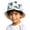 White, variant on Toddler Kids Boys Tractor Bucket Hat Allover Construction Vehicle Print Wide Brim Summer Beach Vacation Outdoor Casual Accessories