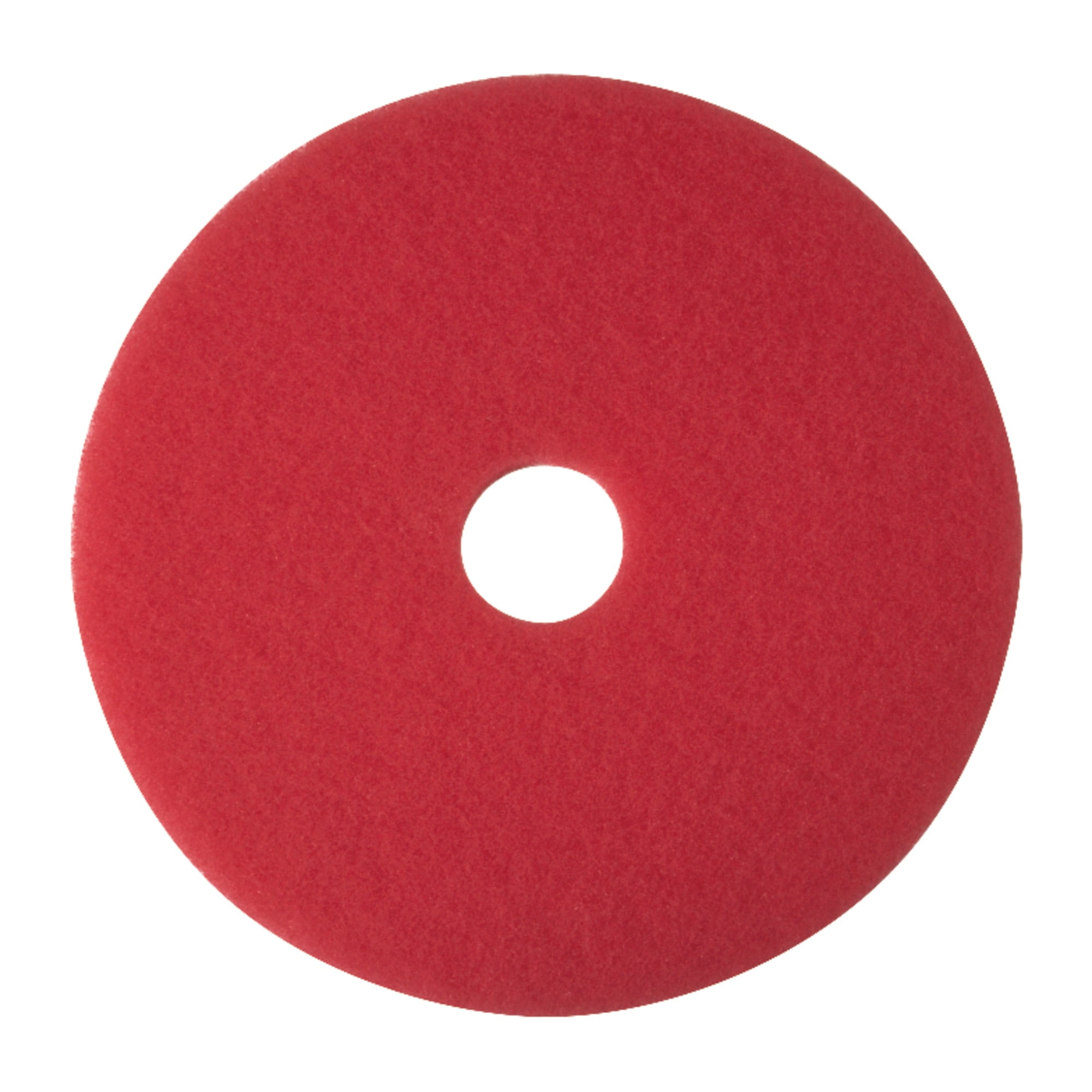13" RED 5100 BOX OF 5 FLOOR BUFFING/BUFFER PADS 175-600 RPM'S 3M SCOTCH-BRITE 
