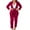 Wine, variant on Aofany Women's Suit Sets Long Sleeve Solid Suit Pants 2024 Casual Elegant Business Suit Sets Two-piece Suit Hot Sale
