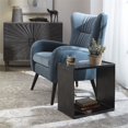 thumbnail image 2 of Uttermost Derwent Contemporary Aluminum Side Table in Dark Nickel, 2 of 6
