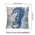 thumbnail image 4 of nygtbtfer Throw Pillow Case Sea Ocean Decor S Coastal for Pillow Inserts, 2Pack Pillow White, 4 of 7
