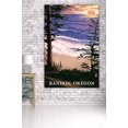 thumbnail image 3 of Bandon, Oregon, Sunset and Surfers (36x54 Giclee Gallery Art Print, Vivid Textured Wall Decor), 3 of 3