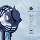 thumbnail image 3 of Powerful Desk Fan with Buckle, Cute Design 3 Speed Personal Small Portable, Lightweight Makeup Rechargeable USB Fan, 3 of 5