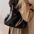 thumbnail image 4 of LHSHID Womens Large Soft Leather Shoulder Handbags Big Size Designer Crossbody Bag All Match Tote Bag Female Casual Messenger Bag, 4 of 6