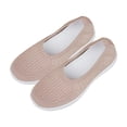 thumbnail image 6 of Avrnliq Womens Slip On Loafers Knit Breathable - Comfortable Walking Shoes Lightweight with Padded Insole, Casual Everyday Shoes for Women, Pink,Size 43, 6 of 6