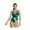 Blue/Green, variant on Speedo Lane Game Pro LT Flyback Swimsuit Red/White/Blue Size 24