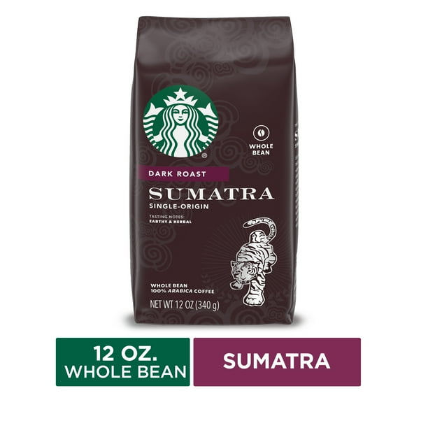 Starbucks Dark Roast Whole Bean Coffee — Sumatra — 100 Arabica — 1 bag