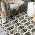 thumbnail image 4 of Mohawk Home Clemente Geo Outdoor Area Rug, Dark Grey, 8' x 10', 4 of 9