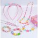 thumbnail image 5 of 24 cuentas acrílicas de rejilla, juguetes para niños & #39;s, pulsera hecha a mano de bricolaje Afortunado Sencillez, 5 of 5