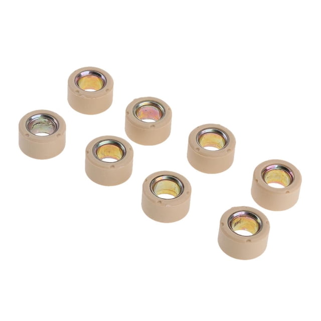 DYNWAVECA 8 Pieces Performance Racing 20x12mm Variator Roller Weights 12.8 Gram For LH250 YP250
