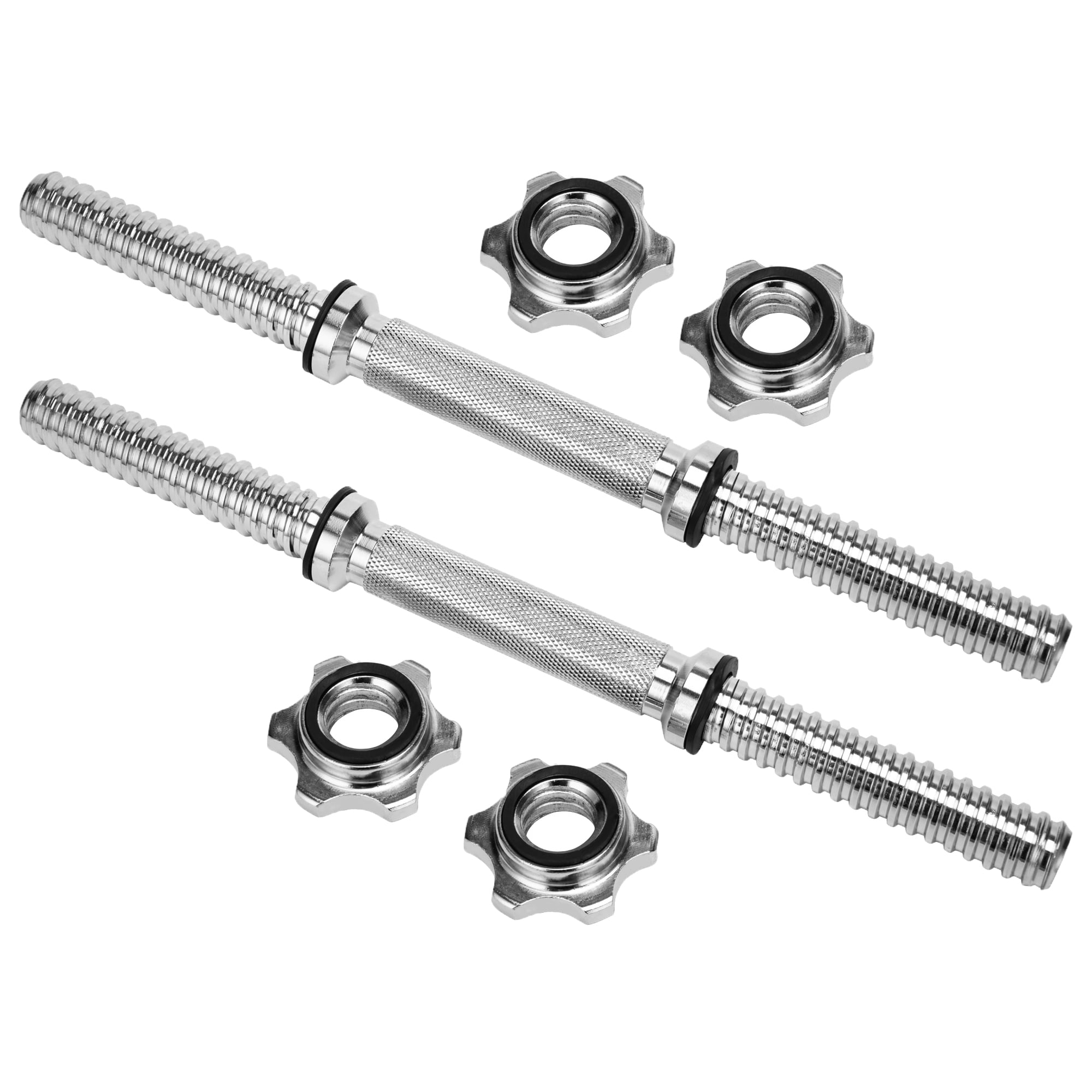 Dumbbell Bars Spinlock Collars Nuts Weight Lifting Gym Dumbell Handles Training