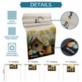 thumbnail image 6 of Spring Table Runner 60 Inches, Farmhouse Birds Cages Eggs Botanical Flowers Bed Runner Dresser Scarves Tabletop for Indoor Outdoor Parties/Ceremony/Banquet, 13" x 60", 6 of 8