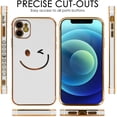 thumbnail image 2 of Designed for iPhone 13Pro Case - Soft TPU Phone Case with A Smiley Face Print Pattern Camera Lens Protection and Raised Reinforced Corners Bumper for iPhone 13Pro, 2 of 5
