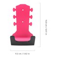 thumbnail image 3 of Gancho De Guitarra Eléctrica Acústica Gancho para ukelele de guitarra de montaje en pared, colgador de exhibición antideslizante a prueba de golpes (rojo rosa), 3 of 5