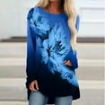 thumbnail image 1 of DPTALR Woman Long Sleeve T-Shirt Autumn Printing Blouse Tops, 1 of 1