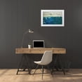 thumbnail image 3 of Holzner, Renate 14x11 White Modern Wood Framed Museum Art Print Titled - Türkis mit Gold, 3 of 4