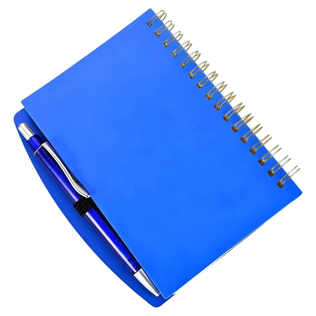 GZJCKJY A6 Notebook Journal with Pen, Hardcover Spiral Lined Notepad for Women Men 140 Pages Notebook Employee Appreciation Gift for Work Study