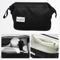 thumbnail image 3 of Makeup Bag Cosmetic Travel Bag Waterproof Organizer Case Toiletry Bag for Women Nylon Black, 3 of 6