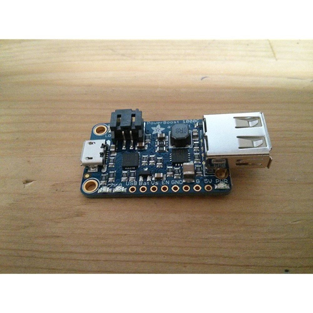 Adafruit PowerBoost 1000 Charger - Rechargeable 5V Lipo USB Boost @ 1A ...