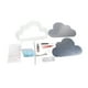 thumbnail image 2 of Lámpara de noche Nikou en forma de tulipán nube miniadorno decorativo color azul claro, 2 of 15