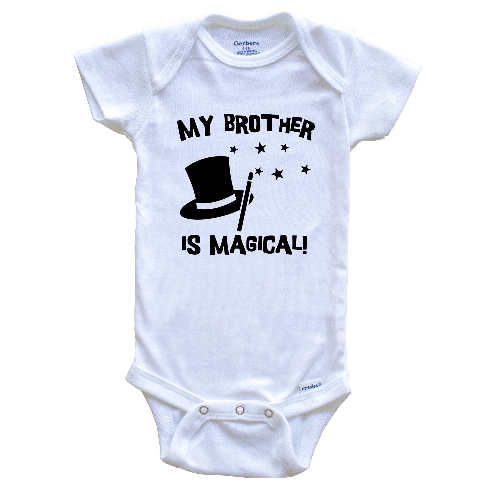 My Brother Is Magical Magician One Piece Baby Bodysuit