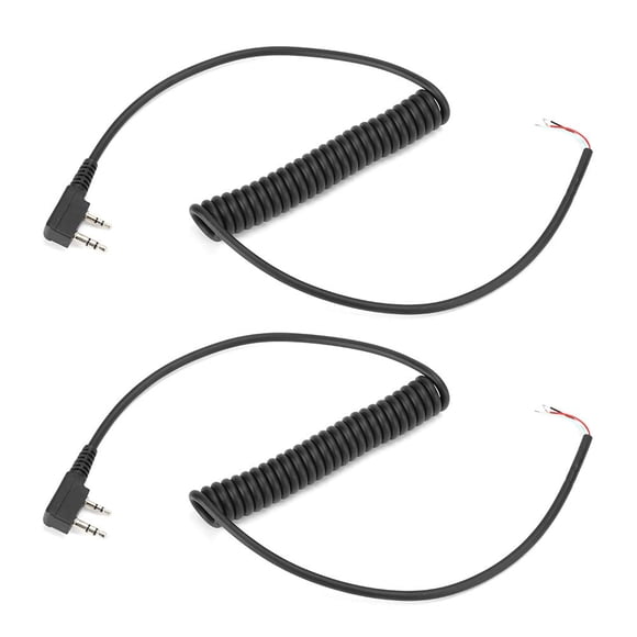 Cable de micrófono Zopsc Electric de 2 pines y 4 hilos para Baofeng UV5R
