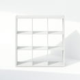 thumbnail image 4 of Furinno Cubic Open Back Multipurpose Clothing & Closet Storage Organizer Shelf, 9-Cube, White, 4 of 6