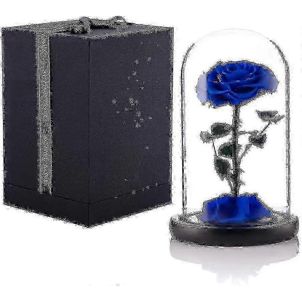 2025 Preserved Real Rose Eternal Rose In Glass Dome Gift For Her Thanksgiving Christmas Valentine's Day Birthday Mother's Day (red)bebetter