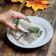 thumbnail image 4 of Flowers Leaves Kitchen Towel Dish Cloths Set of 1, Microfiber Soft Kitchen Hand Towels, Farmhouse White Botanical Magnolia Retro Absorbent Quick Drying Dishcloths 18 x 28 Inches, 4 of 8